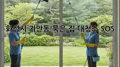 🏡 화성시 기안동, 묵은 집 대청소 SOS! ✨